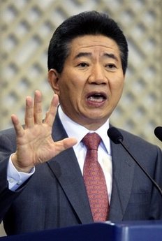 韩国前总统卢武铉资料图片.(法国媒体图片)