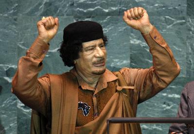 卡扎菲在纽约“无家可归” 刚搭上帐篷就被勒令拆除