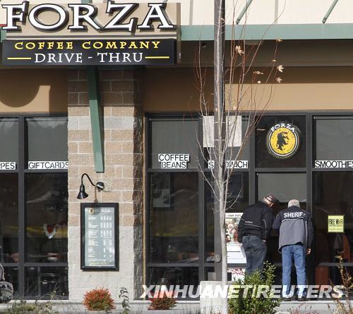 美国华盛顿州4名警察在咖啡店中遭枪击身亡
