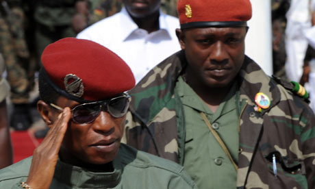 几内亚军政府领导人遭副官枪击受伤 无生命危险