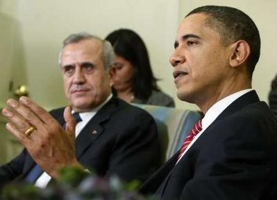 奥巴马在白宫会见13家大银行高管