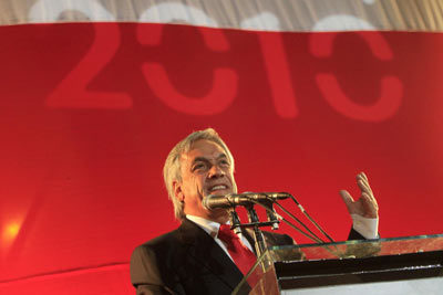 “智利老贝”赢得大选 52年来首位民选右翼总统