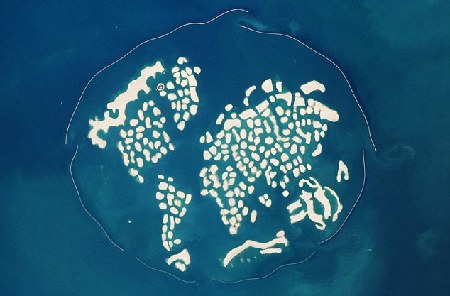 NASA照片显示迪拜“世界岛”正下沉 中国企业曾投巨资