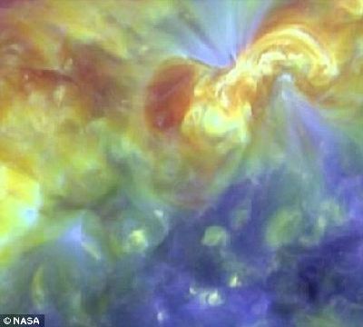 美国航空航天局公布新卫星拍摄的惊人太阳照片