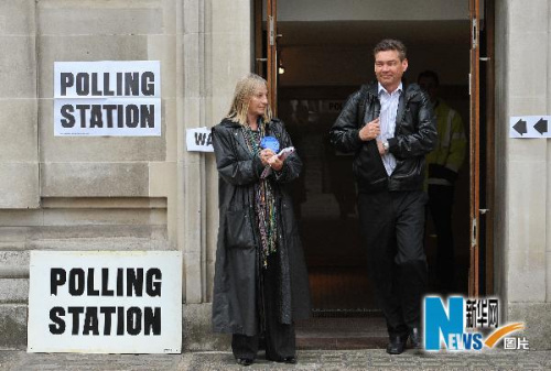 出口民调显示英国大选无政党获得绝对多数议席