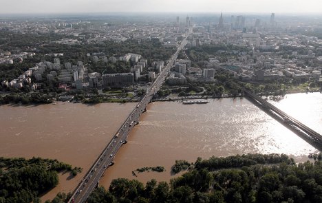 波兰首都华沙遭遇百年罕见洪灾（多图）
