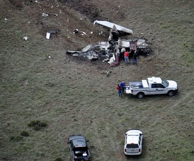 美国一架医疗救护飞机坠毁 5人遇难