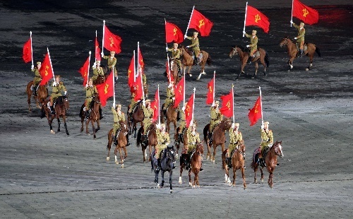 建党65年晚会组图