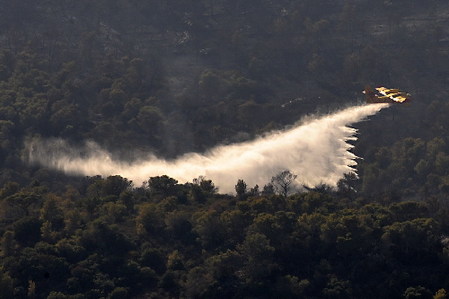 以色列消防官员称今日有望控制山区火情