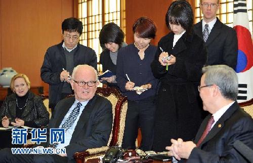 韩美两国就重启六方会谈条件协调立场