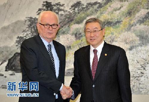 韩美两国就重启六方会谈条件协调立场