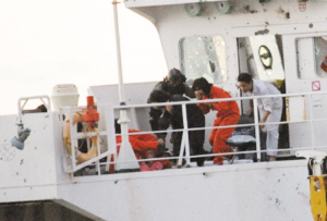 韩海军突袭索马里海盗 击毙8人救出21名人质