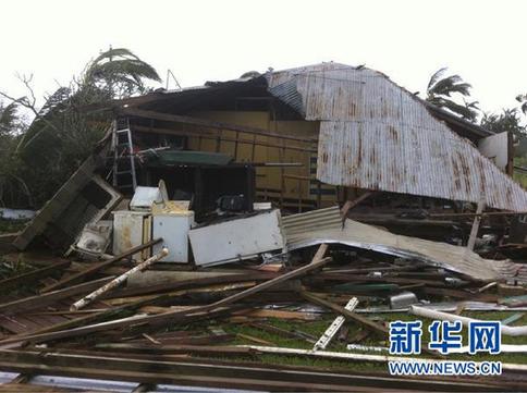 澳大利亚飓风致17万户居民断电 无中国人受伤报告