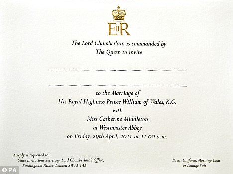 英威廉王子婚礼请客1900人 超半数为“亲友团”