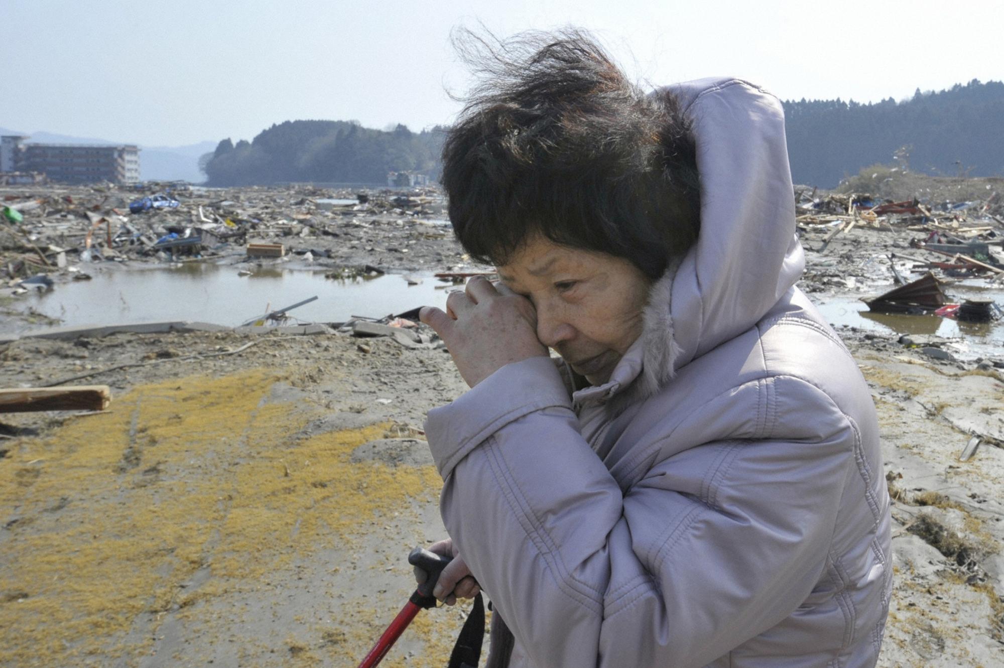 日本三座小城灾后基本消失 伤亡失踪者达数万