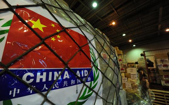 中国第二批救援物资运抵日本