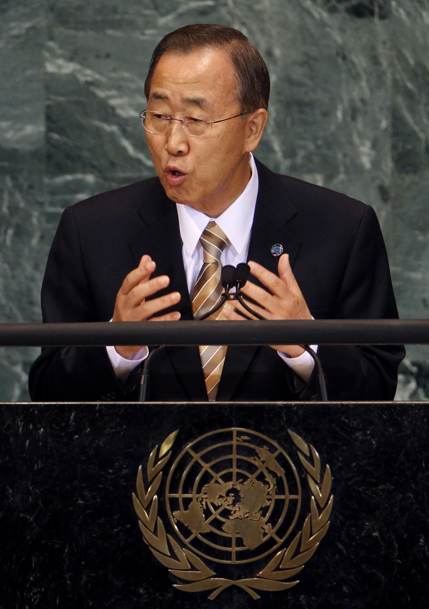 潘基文连任联合国秘书长 勤勉努力坦言并非“完人”