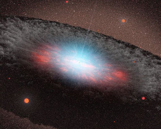 美天文学家观测到宇宙中最大“贮水池”