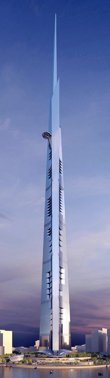 沙特拟建世界第一高楼 拉登家族集团参与建造