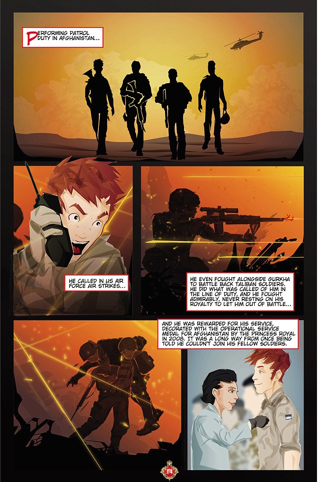 不羁的王室少年——美国推出英国哈里王子漫画传记