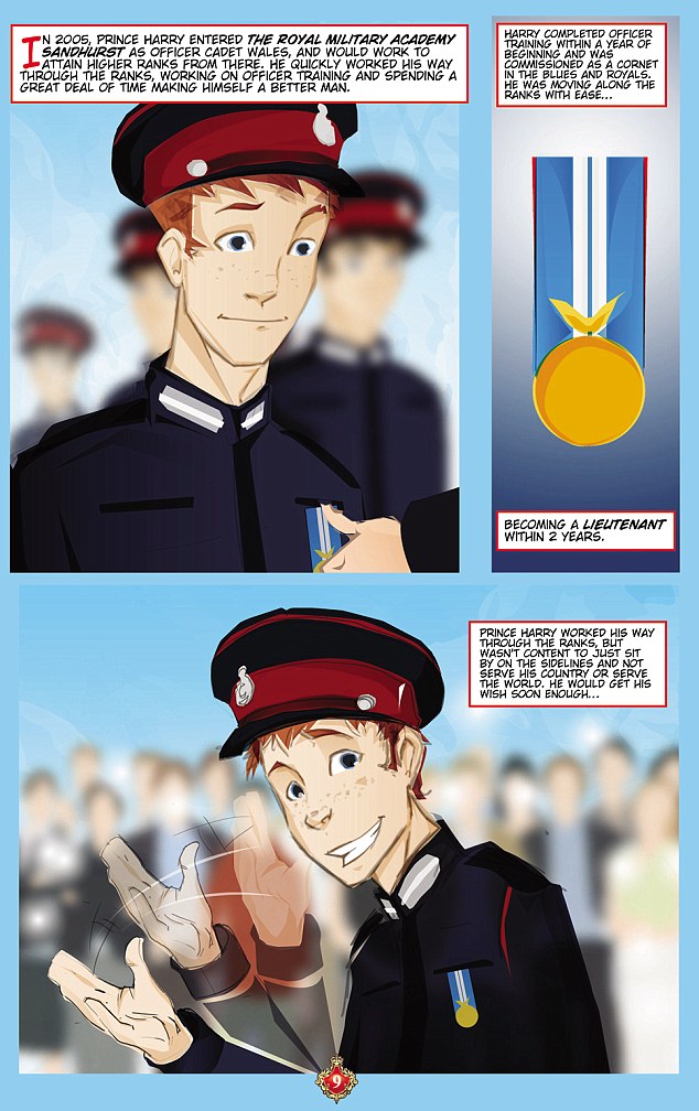 不羁的王室少年——美国推出英国哈里王子漫画传记