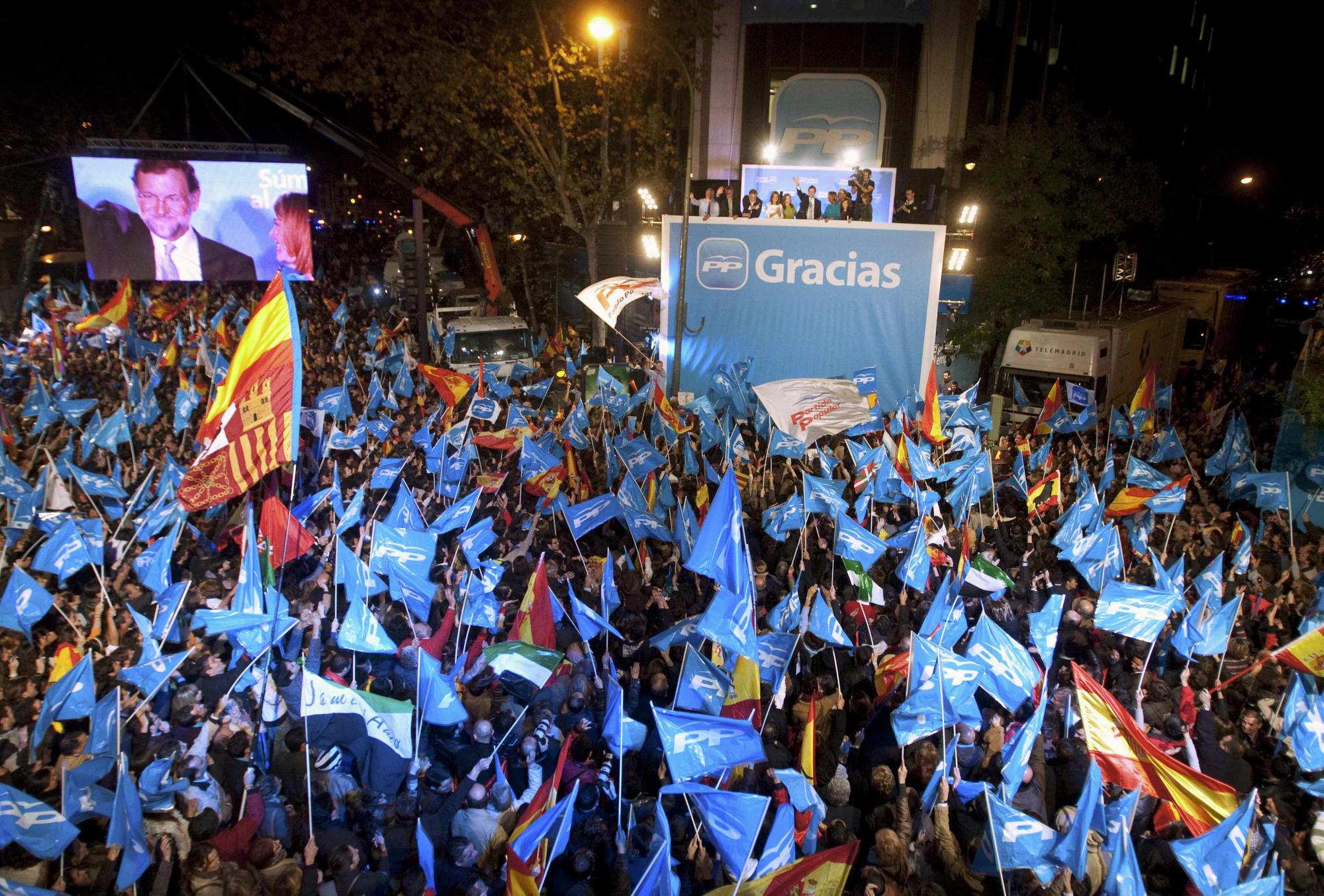 债务危机迫使西班牙提前大选 新当选首相坦言