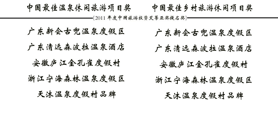 2011年度中国旅游投资“ITIA”奖提名成果发布会