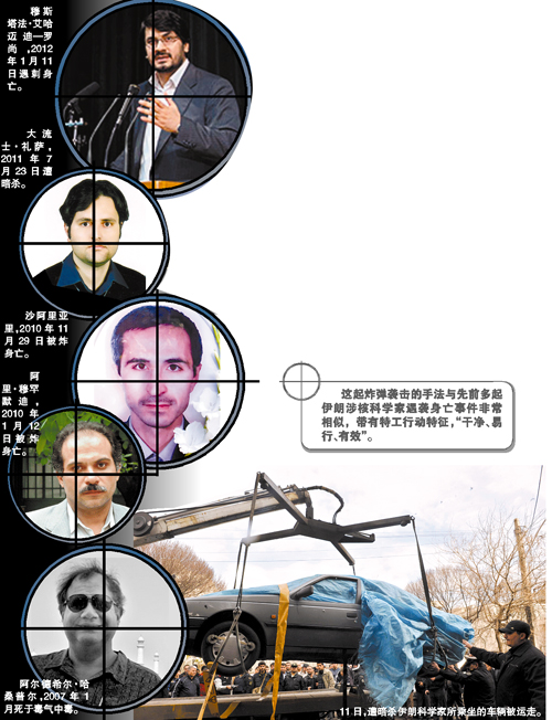 伊朗一科学家遇袭身亡 五年来第五名被刺涉核专家