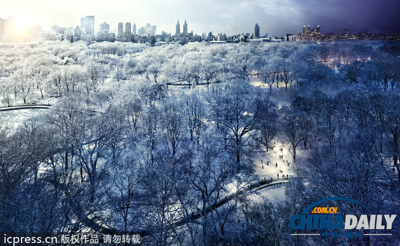 城市从白天到黑夜 一张照片尽览美景(高清组图)