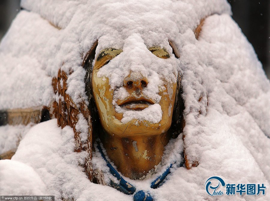 美国南部遭遇灾难性暴风雪:大雪厚冰前所未有