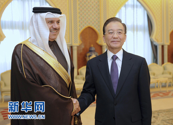 温家宝会见海合会秘书长扎耶尼 达成重要共识