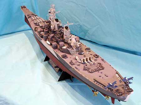 [模型欣赏]:美国海军密苏里号战列舰