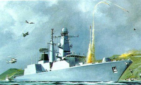 法意舍瓦利亚保罗号地平线护卫舰下水