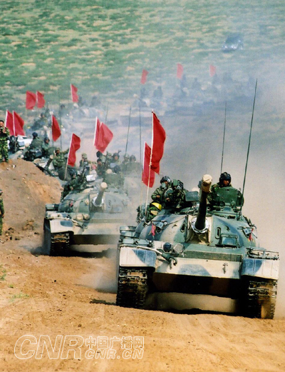 北京军区实兵对抗演习