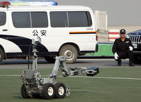 北京特警演练
