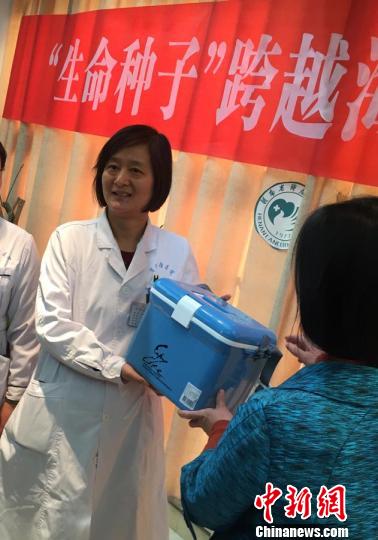 历经20余小时 台湾男子为河南少年速递生命种