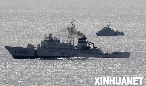 韩国搜救沉海警戒舰工作未取得任何进展