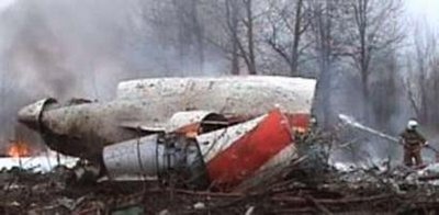 组图：波兰总统在俄因飞机失事身亡