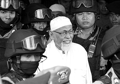 印尼伊斯兰团精神领袖涉嫌煽动恐怖面临死刑