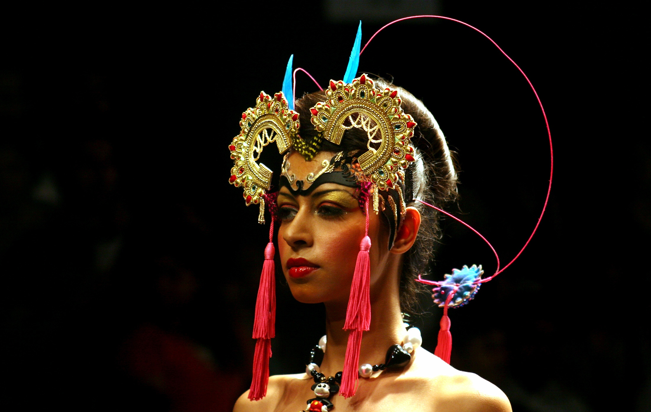 精彩印度头饰(组图)