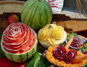 西瓜皮,果珍粉,白糖,淀粉适量