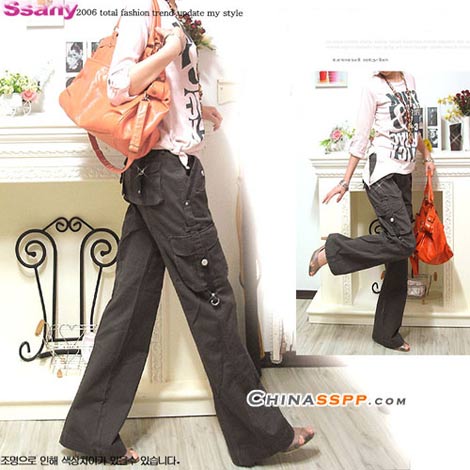 流行工装裤 巧妙掩饰大粗腿