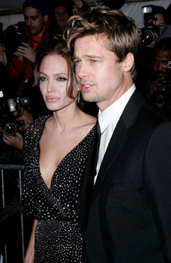 安吉莉娜-茱莉与布莱德-彼特