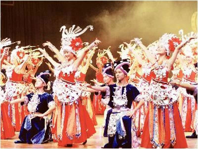 五大洲歌舞相约北京(图)