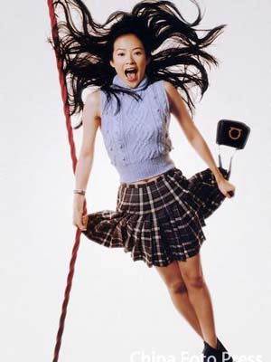 章子怡 裙装魅力搭配(图)