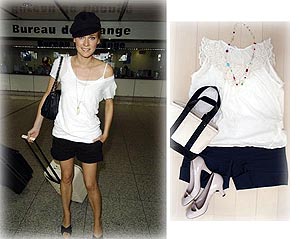 亦庄亦谐 黑白短打扮(图)