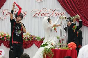 花儿乐队郭阳大婚羽泉到贺(图)
