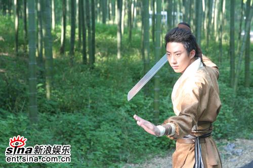 刀光剑影现竹林