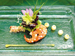 鲜花与味蕾的夏日艳遇(图)