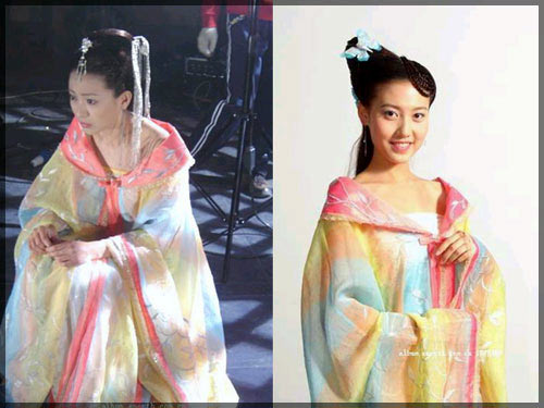 古装美女大撞衫(组图)
